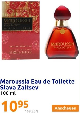 Action Maroussia Eau De Toilette Slava Zaitsev 100 ml Angebot