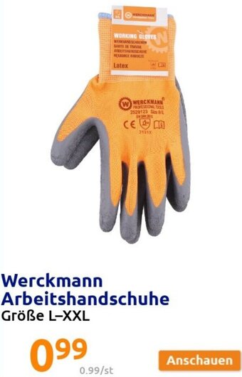Action Werckmann Arbeitshandschuhe Angebot