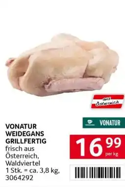 Transgourmet Vonatur weidegans grillfertig Angebot