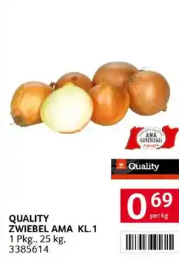 Transgourmet Quality zwiebel ama kl.1 Angebot