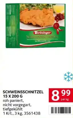 Transgourmet Schweinsschnitzel Angebot