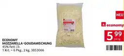 Transgourmet Economy mozzarella-goudamischung Angebot