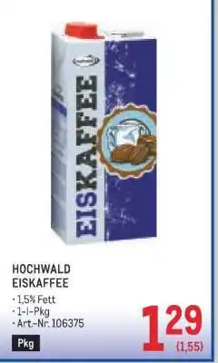Metro HOCHWALD EISKAFFEE Angebot