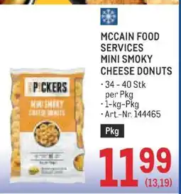 Metro MCCAIN FOOD SERVICES MINI SMOKY CHEESE DONUTS Angebot