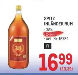 Metro Spitz Inländer Rum Angebot