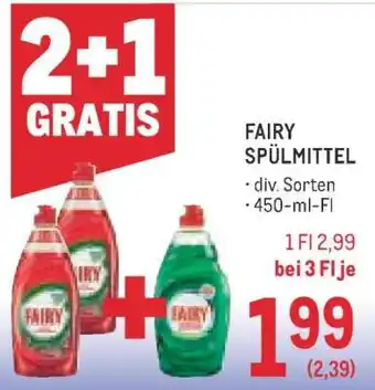 Metro Fairy Spülmittel Angebot