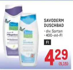 Metro SAVODERM DUSCHBAD Angebot