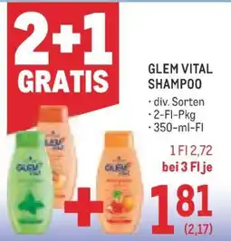 Metro Glem Vital Shampoo Angebot