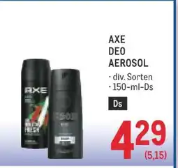 Metro AXE DEO AEROSOL Angebot