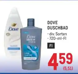 Metro DOVE DUSCHBAD Angebot
