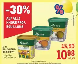 Metro KNORR PROF. BOUILLONS Angebot