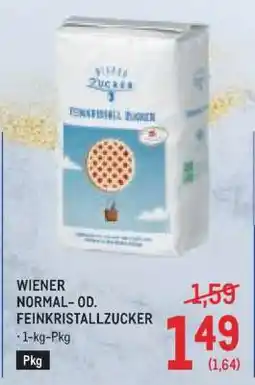 Metro WIENER NORMAL- OD. FEINKRISTALLZUCKER Angebot