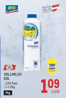 Metro VOLLMILCH ESL Angebot
