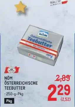 Metro Nöm Österreichische Teebutter Angebot