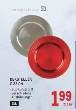 Metro DEKOTELLER Ø 33 CM Angebot