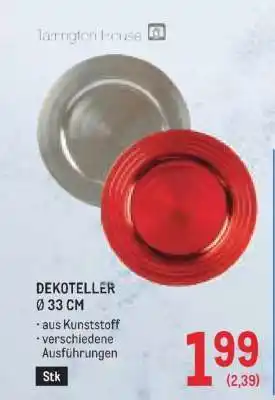 Metro DEKOTELLER Ø 33 CM Angebot