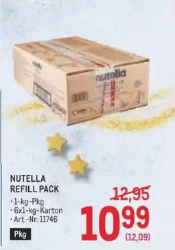 Metro NUTELLA REFILL PACK Angebot
