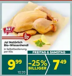Billa Ja! Natürlich Bio-Wiesenhend Angebot