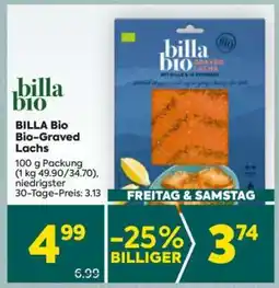 Billa BILLA Bio Bio-Graved- Lachs Angebot