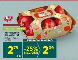 Billa Ja! Natürlich Bio-Äpfel rot Angebot