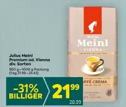 Billa Julius Meinl Premium od. Vienna div. Sorten Angebot