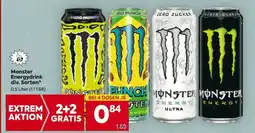 Billa Monster Energydrink div. Sorten Angebot