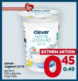 Billa clever Joghurt 0,1% Angebot