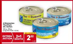 Billa Vier Diamanten Thunfisch div. Sorten Angebot