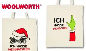 Woolworth Weihnachtsmuffel Einkaufstasche Angebot