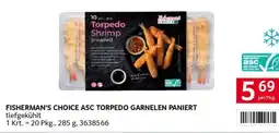 Transgourmet Fisherman's choice asc torpedo garnelen paniert Angebot