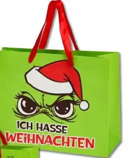 Woolworth Weihnachtsmuffel Geschenktasche Angebot