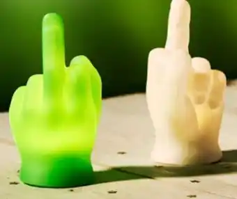 Woolworth Weihnachtsmuffel LED-Mittelfinger Angebot