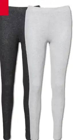 Woolworth Damen-Geripptes Leggings Angebot