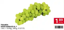 Transgourmet Trauben weiss kernlos Angebot
