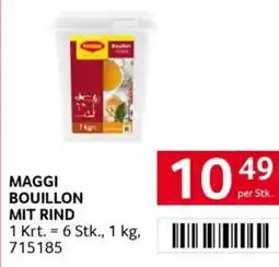 Transgourmet Maggi bouillon mit rind Angebot