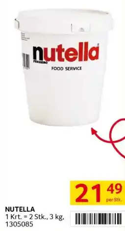 Transgourmet Nutella Angebot
