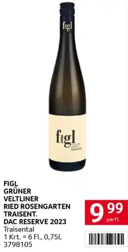 Transgourmet Figl grüner veltliner ried rosengarten traisent dac reserve 2023 Angebot