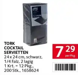 Transgourmet Tork cocktail servietten Angebot