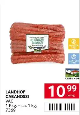 Transgourmet Landhof cabanossi Angebot