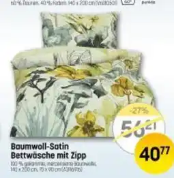 Reiter Baumwoll-Satin Bettwäsche mit Zipp Angebot