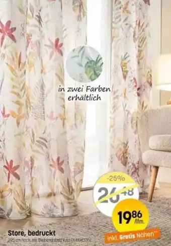 Reiter Store bedruckt Angebot