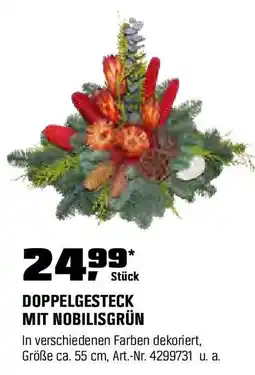 OBI DOPPELGESTECK MIT NOBILISGRÜN Angebot