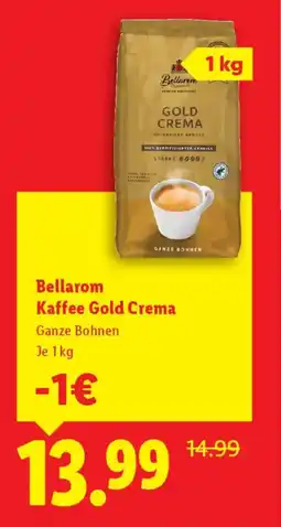 Lidl Bellarom Kaffee Gold Crema Angebot