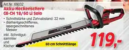 Zgonc Akku-Heckenschere Angebot
