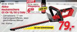 Zgonc Akku- Heckenschere Angebot