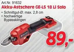Zgonc Akku-Astschere Angebot