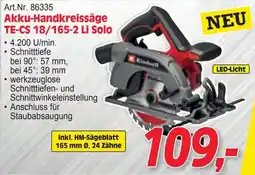 Zgonc Akku-Handkreissäge Angebot