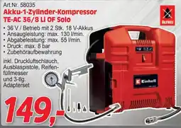 Zgonc Akku-1-Zylinder-Kompressor Angebot