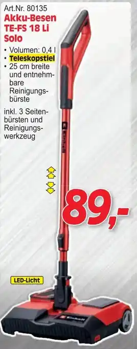 Zgonc Akku-Besen Angebot
