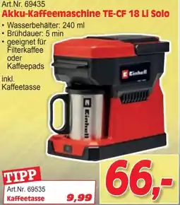 Zgonc Akku-Kaffeemaschine Angebot